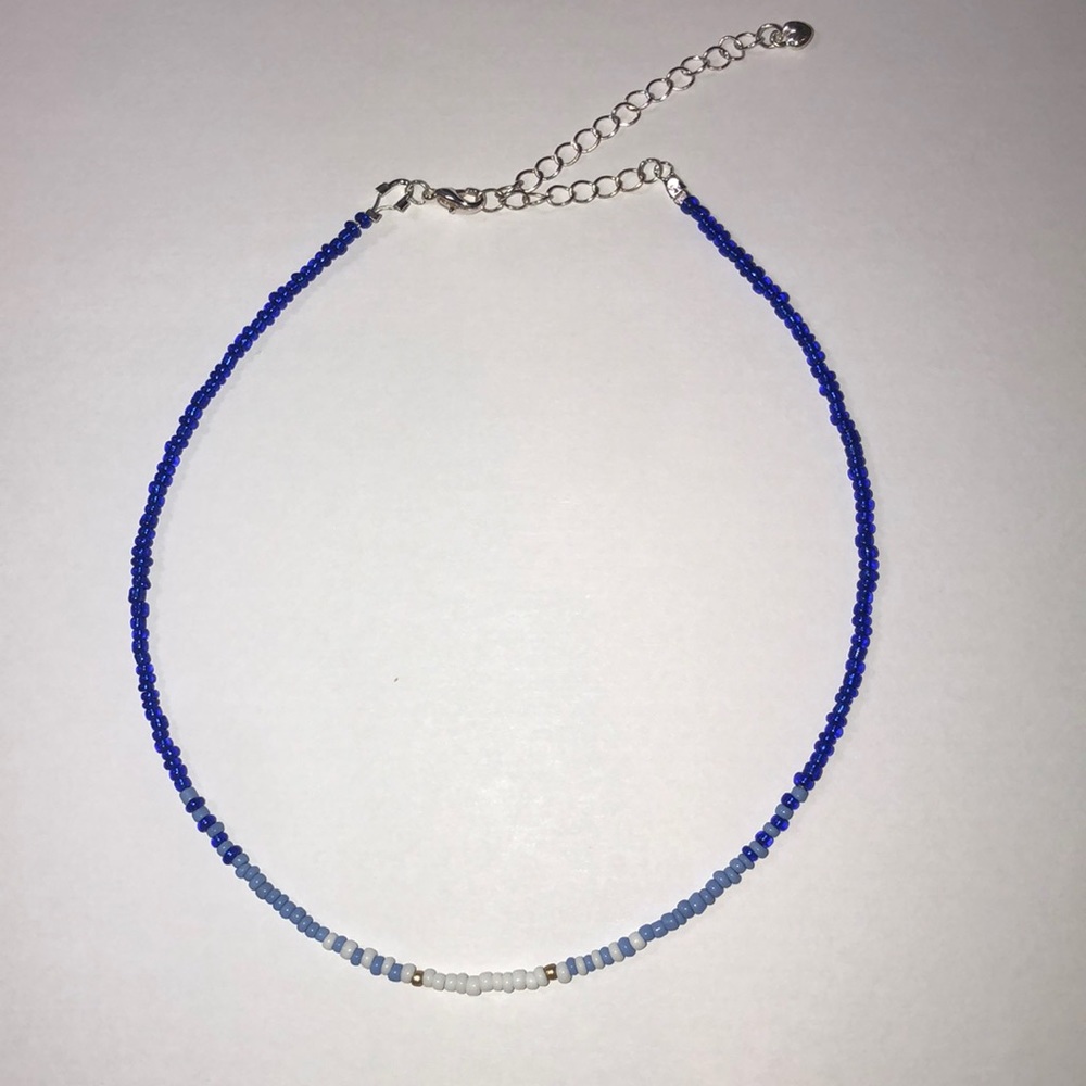Santorini Seed Bead Adjustable Choker Necklace